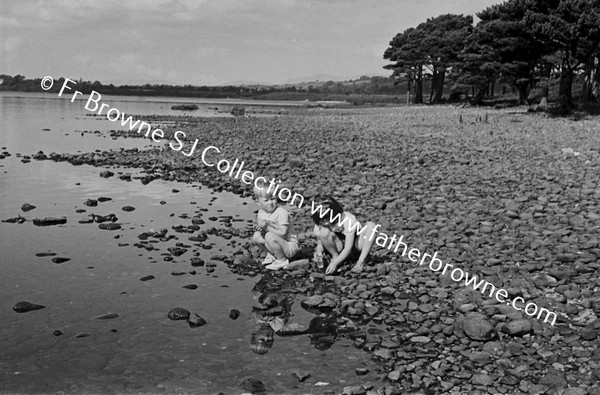 CHILDREN AT LAKE